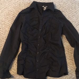 Black button up